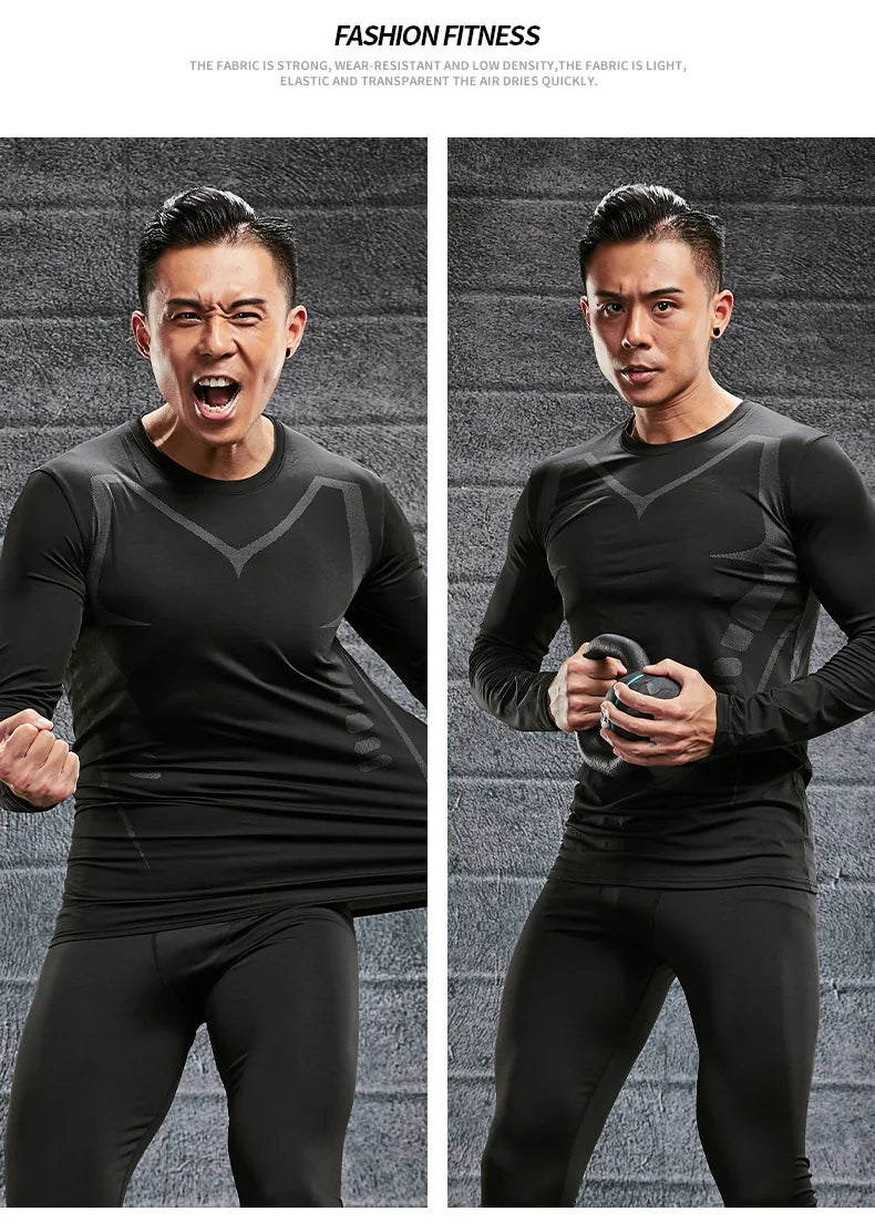 secagem rápida para homens, manga comprida, esportes, ciclismo, corrida, fitness, treinamento de futebol, camisa de basquete